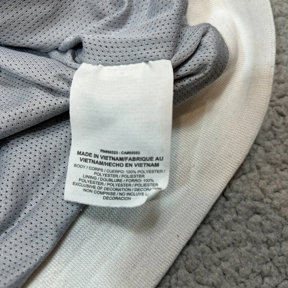 Vintage Nike Hooded‎ Jacket Red Tag Full Zip Mens Size Medium White Black Gray - Picture 6 of 11